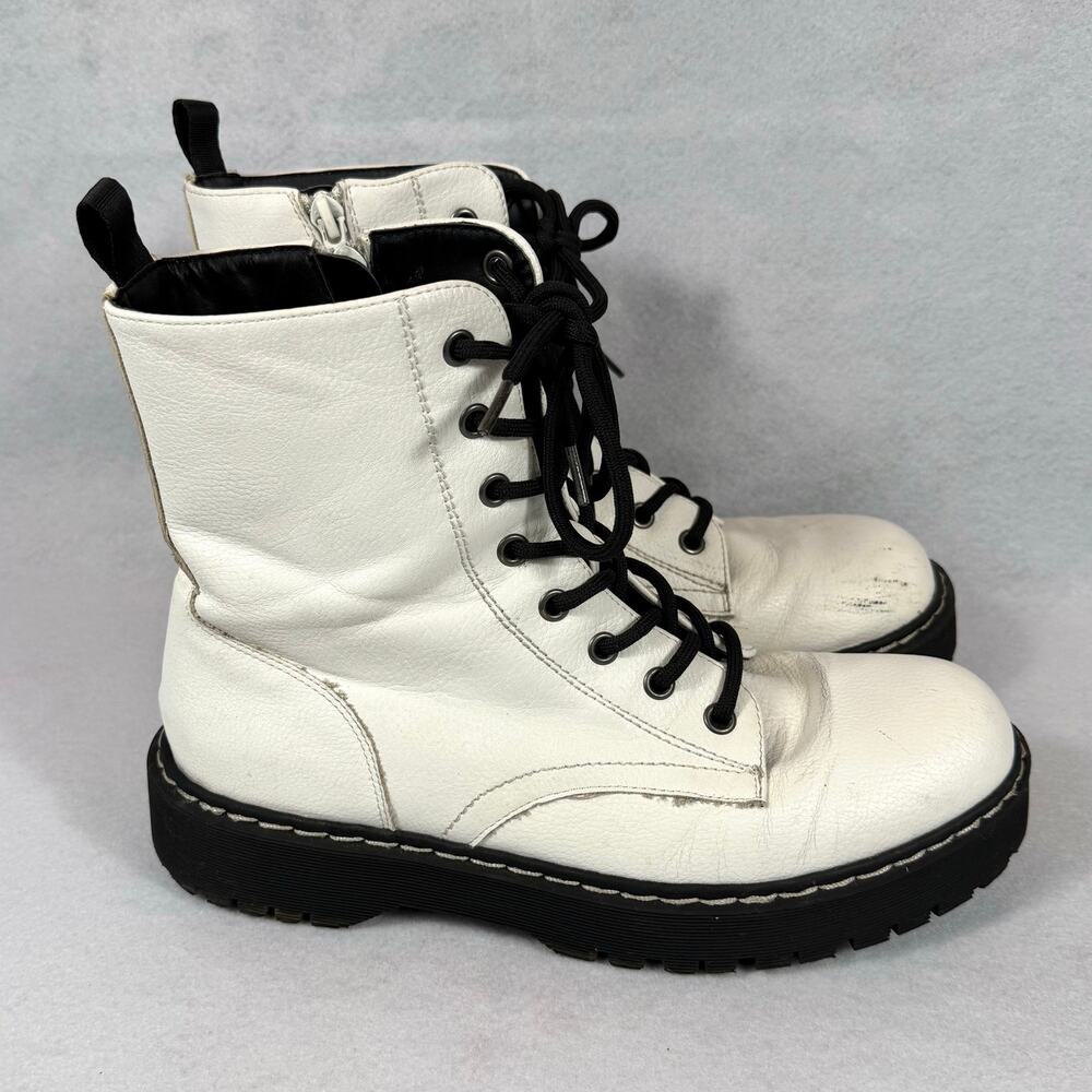 Sincerely Jules Harley Combat Boots Womens Size 9M Biker Shoes